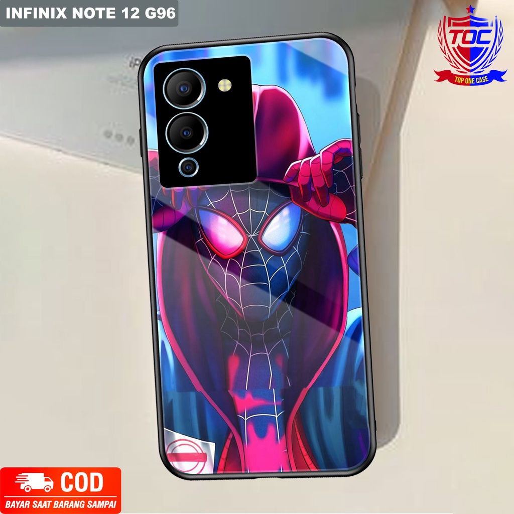 Case INFINIX NOTE 12 G96 - Casing INFINIX NOTE 12 G96 Terbaru 2022 TOP ONE CASE [ KARTUN SPDR ] Sili