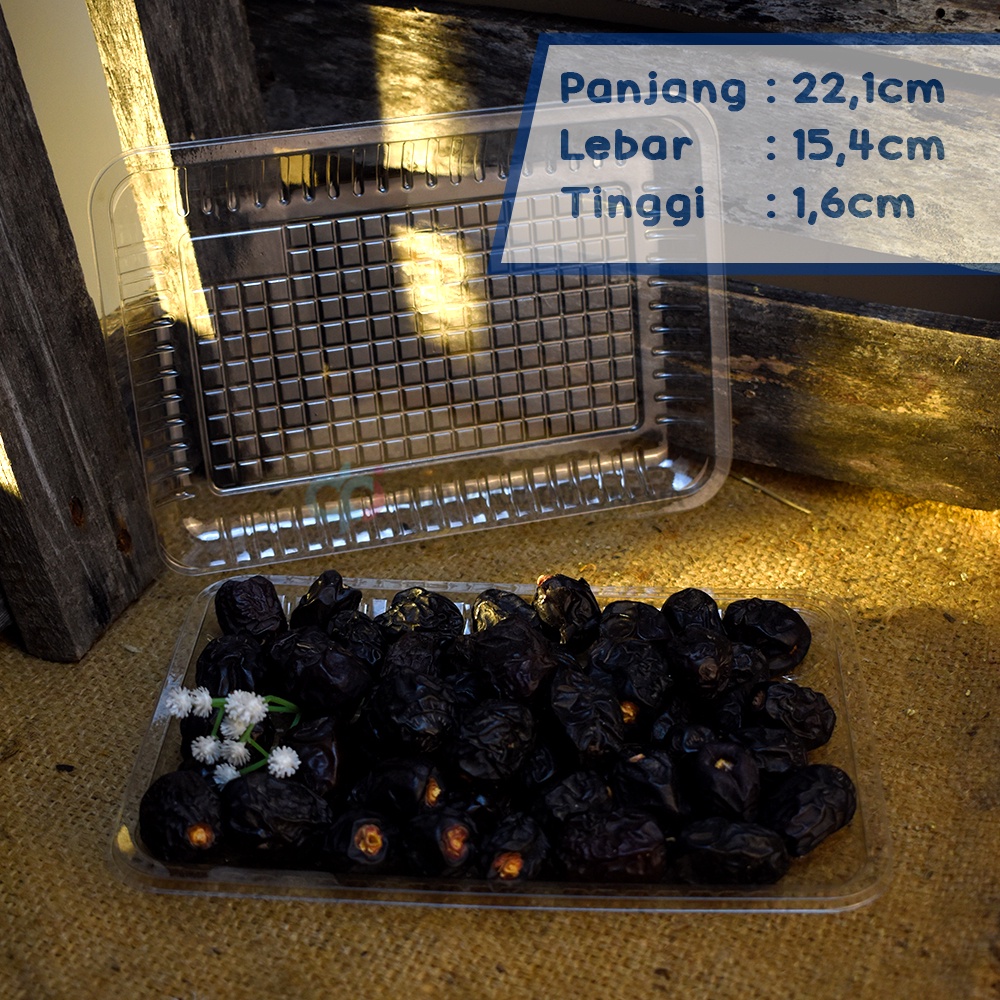 Mika Tray TR 1 Natural/ tray nampan plastik/ mika kue.