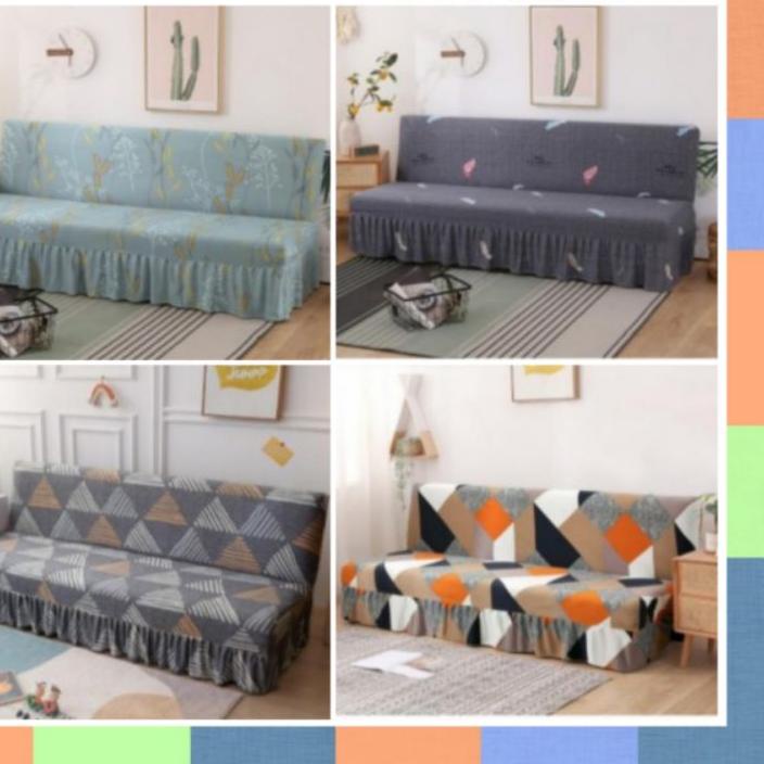 ❄ COVER SOFA BED INOAC SARUNG SOFA BED ELASTIS  COVER SOFA BED ELASTIS ➣