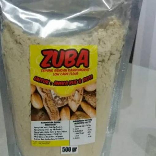 

❆ ZUBA CAKE Tepung Untuk Cake Rendah Karbo 500 gr ۝