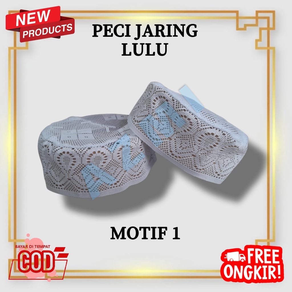 Peci Pria Jaring Murah / Peci Jaring Peci Lulu Original atau Uang Kembali