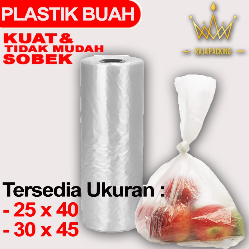 Plastik Buah Roll | Plastik Fotocopy Roll Murah | Plastik Pembungkus Buah