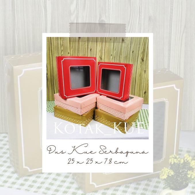 

Kotak / Dus / Kardus / Box Kue Cake Bolu Bakpau Kotak Emas