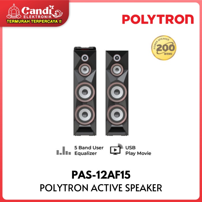 POLYTRON ACTIVE SPEAKER 80 WATT PAS-12AF15