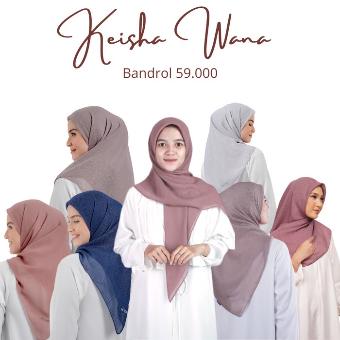 HIJAB SEGI EMPAT ELZATTA KEISHA WANA