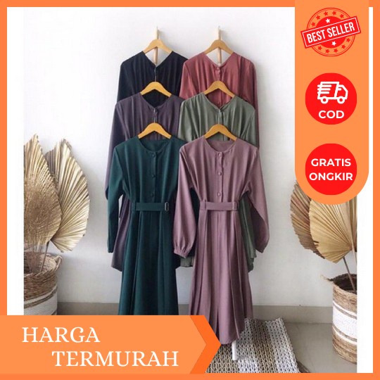 Tunik Wanita Terbaru 2022 / Tunik Jumbo / Tunik Salur / Tunik Dress / Korea Lengan Panjang Muslim Ba