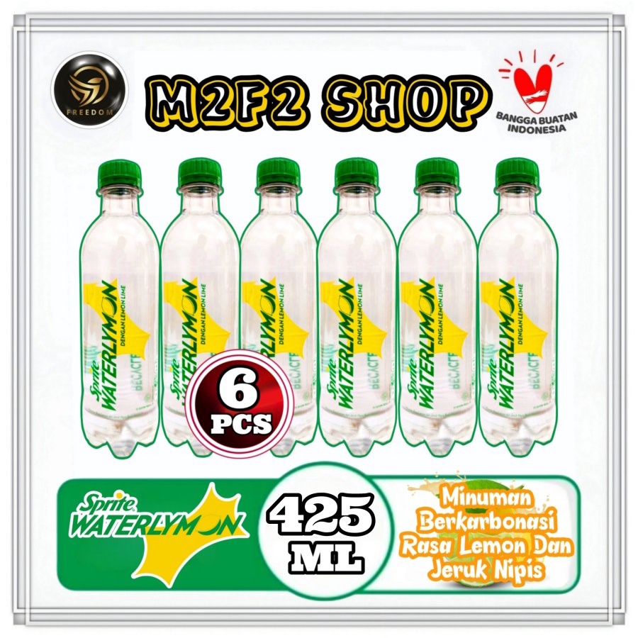 

Sprite Waterlymon Rasa Lemon Lime Jeruk Nipis Botol Pet 425 ml (Kemasan 6 Pcs)