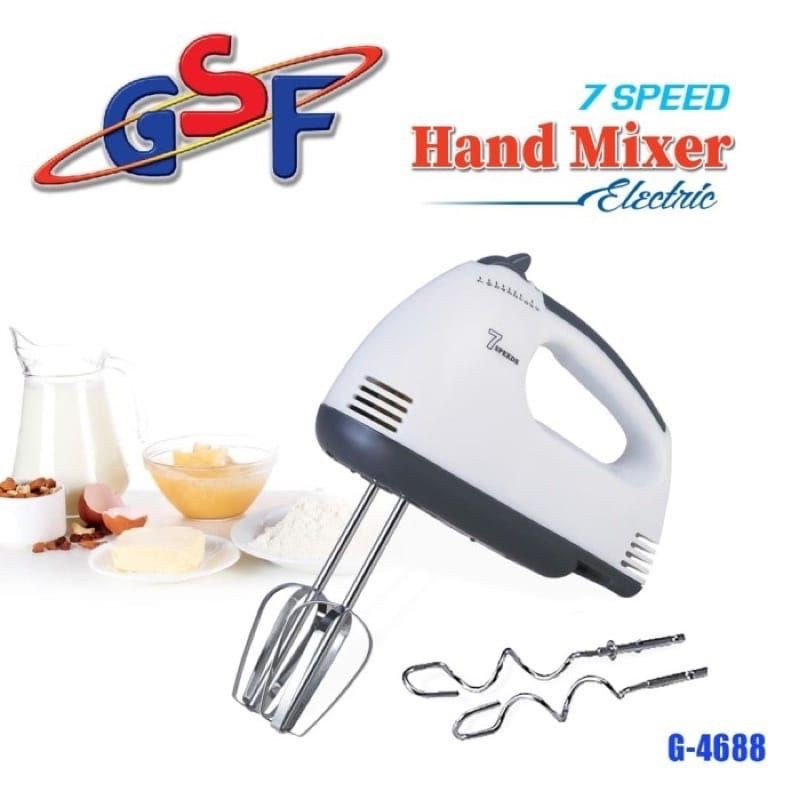 Hand Mixer / Mixer Tangan Elektrik 7 Speed GSF G-4688 SPECIAL PROMO