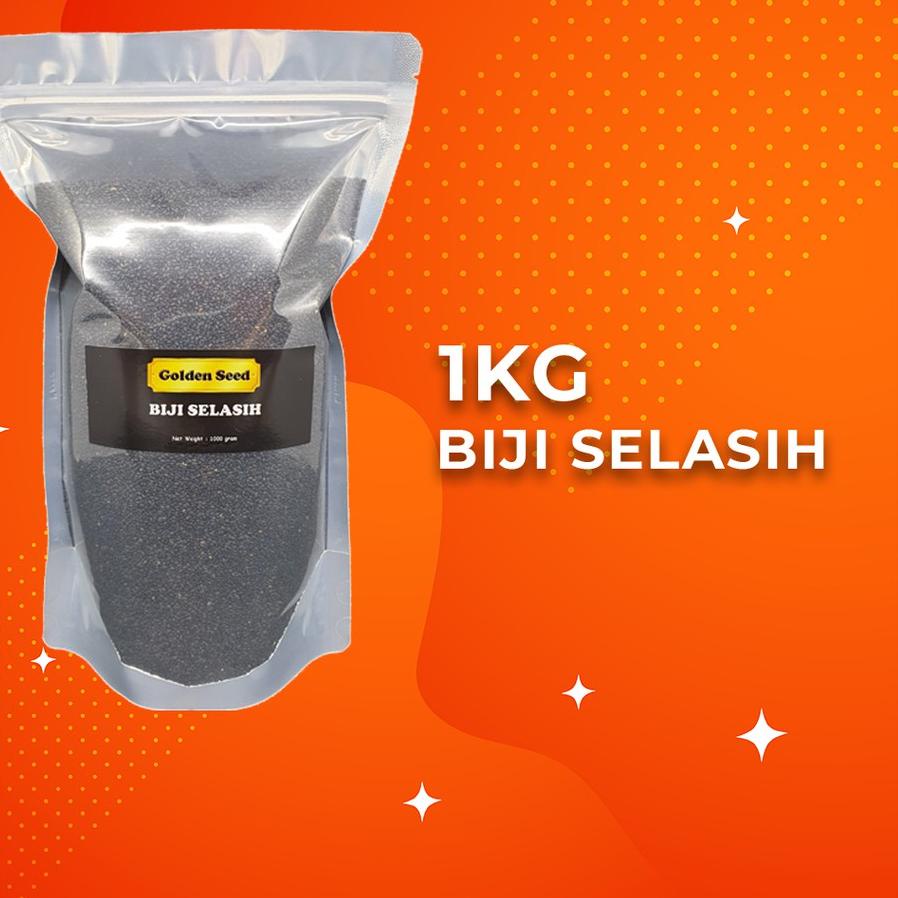 

➸ BIJI SELASIH 1000 GR - BASIL SEED 1 KG - SELASIH SUPER 1000GR ♣