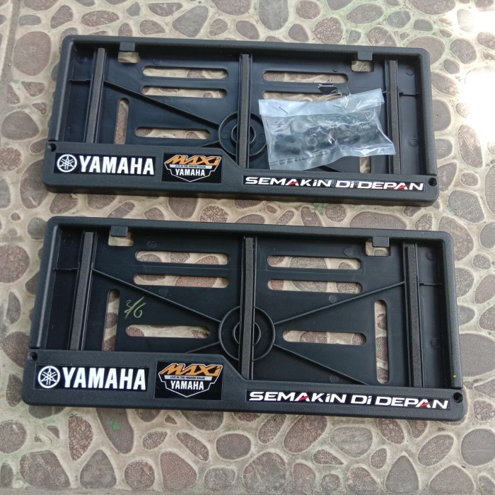 Dudukan Plat Nomor Motor Ori Yamaha N-Max 2020 X-Max Aerox Nmax Dll Termurah