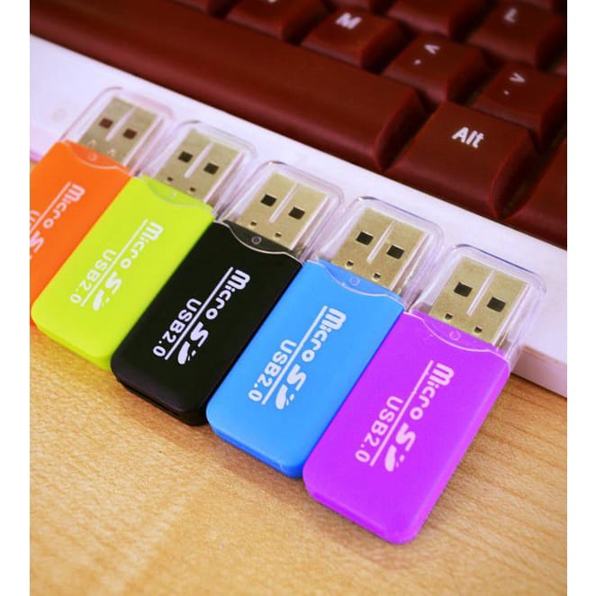 Portable Mini Card Reader USB 2.0 Micro SD Memory Card Reader Adapter Flash Drive For Tablet