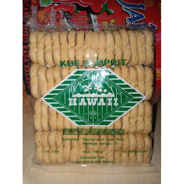 

Kue Semprit / Kue Sagu Hawai 180 Gram