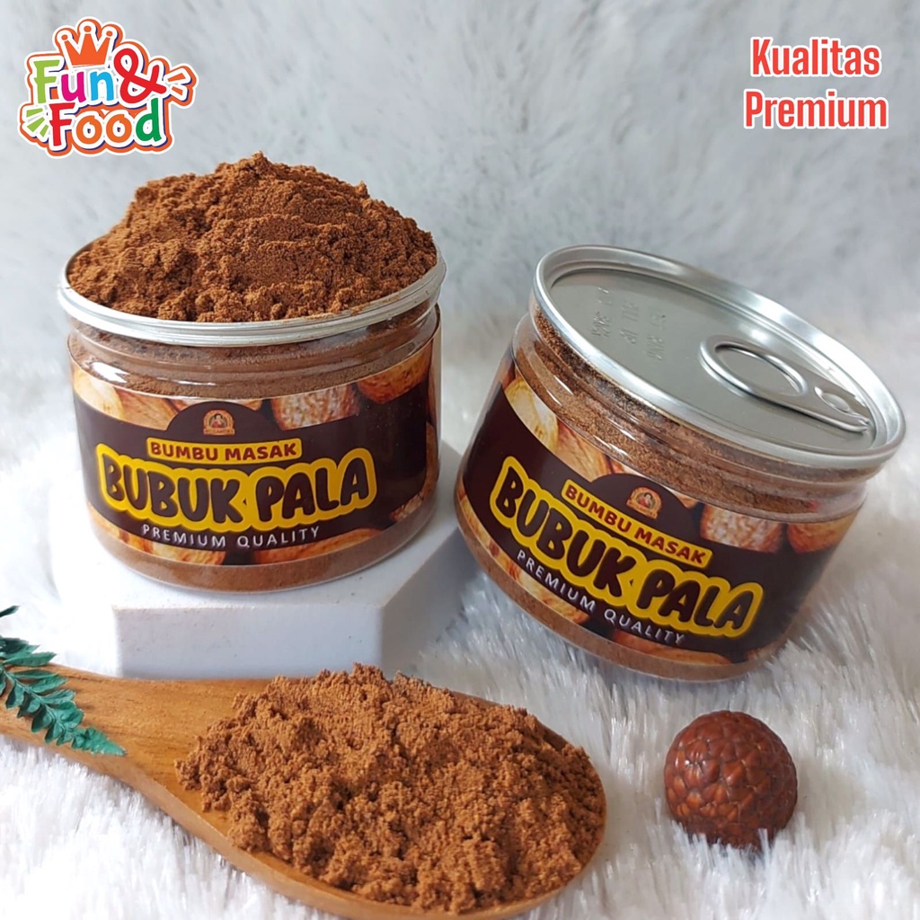 

Can Rempah Bubuk Pala Nutmeg Powder Bumbu Pala Kualitas Premium