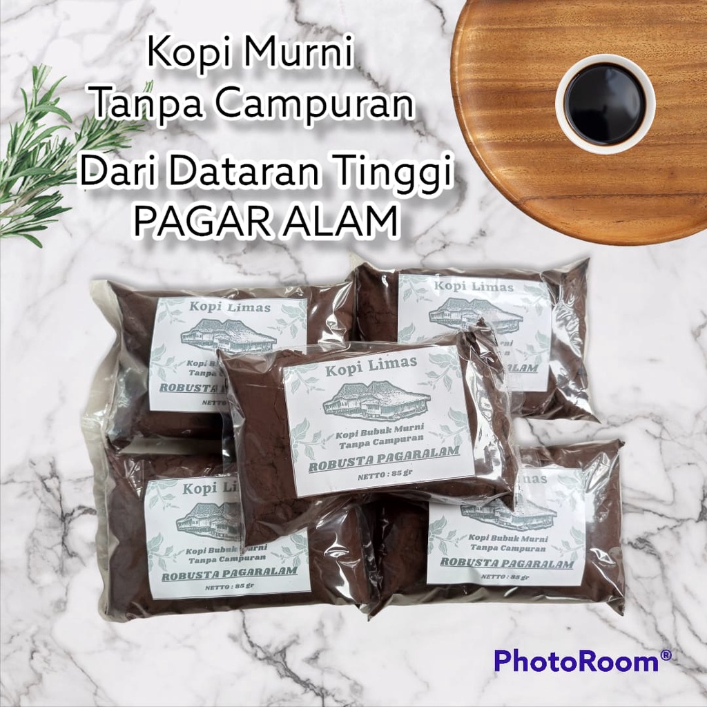 

Kopi Limas Robusta Bubuk Murni dari Pagaralam 85Gr
