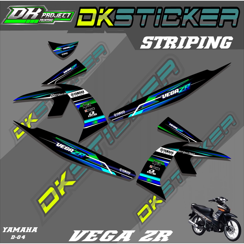 [COD] Striping CS Vega ZR Stiker Variasi Vega ZR full variasi D-04