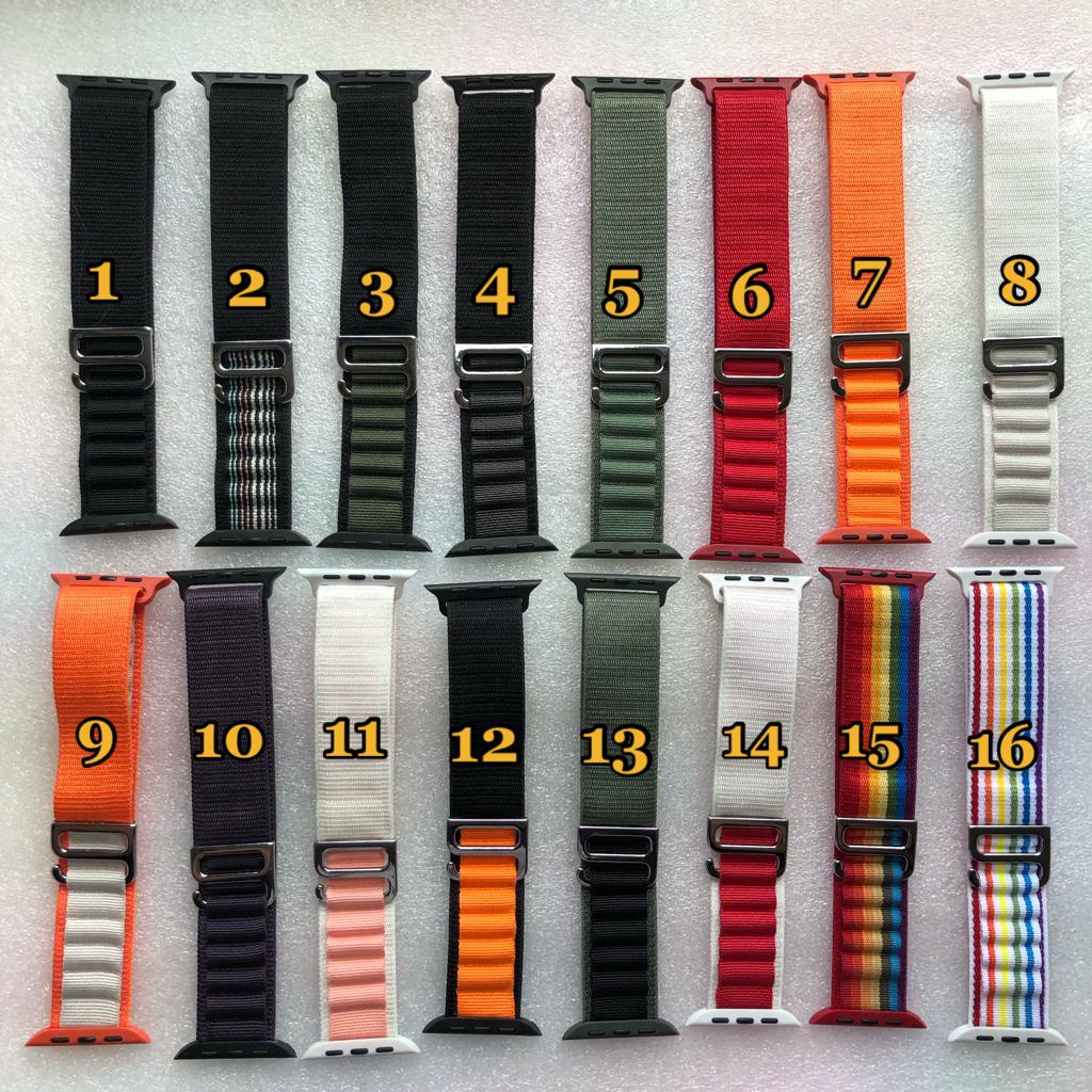 Strap Apple Watch Mountain Hoop Nylon Strap 38mm/40mm/41mm - 42mm/44mm/45mm/49mm