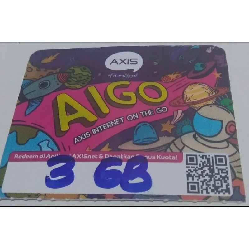 Voucer Aigo Exis 3 Gb Nasional 30 hari exp 01 Nov 2024