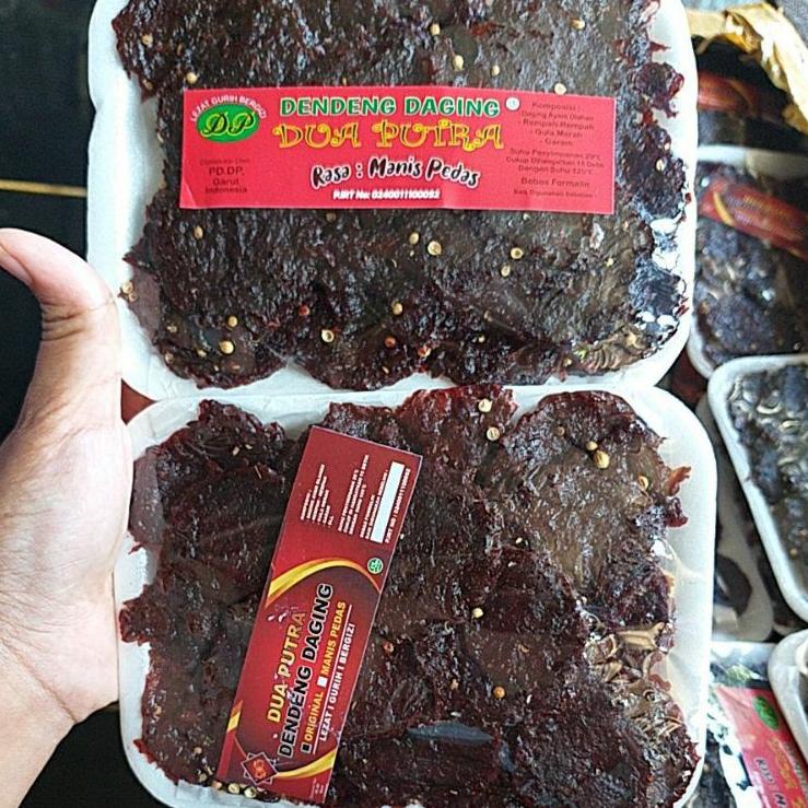 Realpct DENDENG DAGING DUA PUTRA ORIGINAL &amp; PEDAS MANIS 115 gram