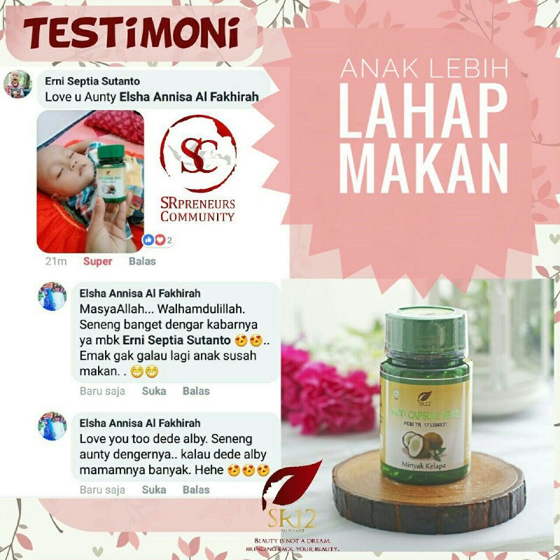 VCO KAPSUL &amp; CAIR 100% ORIGINAL BPOM / SR12 VICO VIRGIN COCONUT OIL / MINYAK KELAPA / IMUN BOOSTER