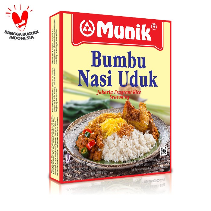 

[Ready-Stock] Bumbu Nasi Uduk Munik - 34 gr