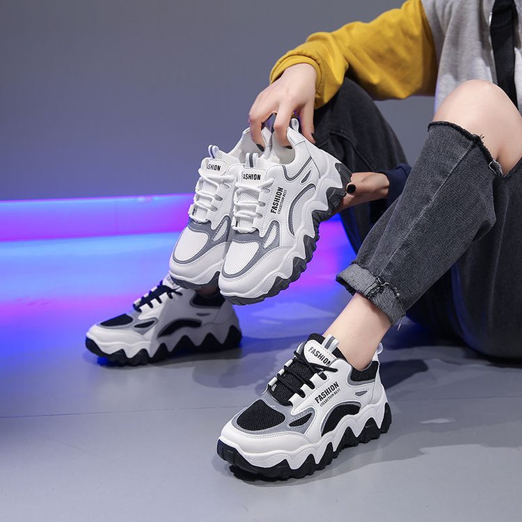 Free Box Sneakers Wanita Import Sepatu Wanita Korea Sport Shoes Sepatu Wanita Terlaris NS2054 Sepatu Sneaker Wanita Termurah