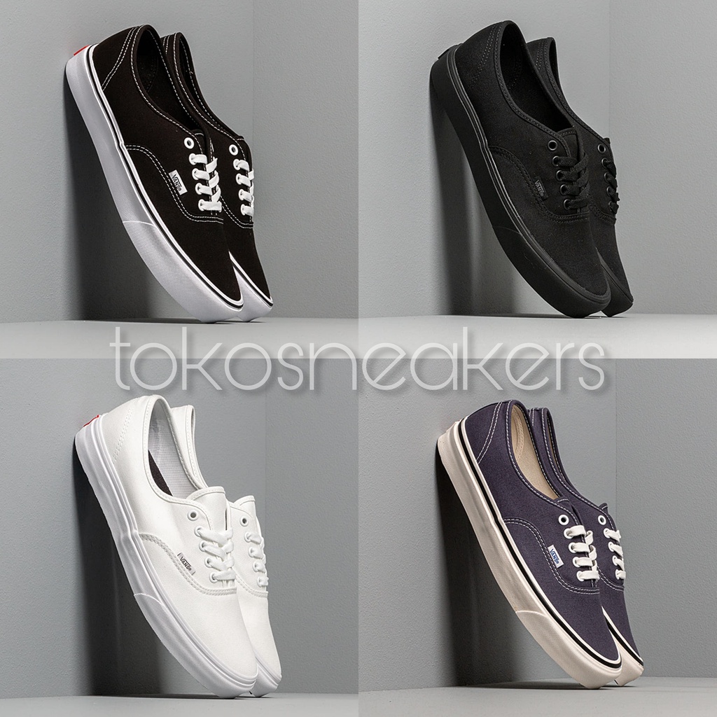 IMPOR PREMIUM QUALITY! Sepatu Authentic - Hitam Putih, Full Hitam, Full Putih, Navy, Abu, Merah Maroon