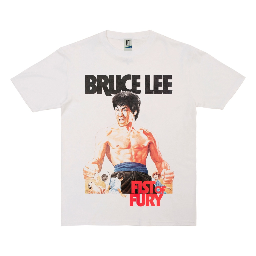 KAOS BRUCE LEE VINTAGE | T-SHIRT BRUCE LEE | BRUCE LEE PUTIH