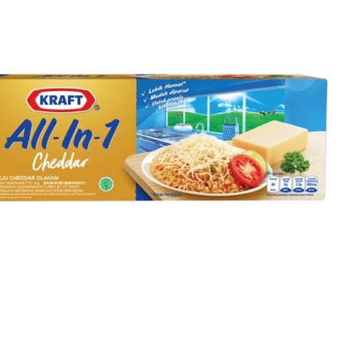 

♧ Keju kraft cheddar all in one 2kg ♣