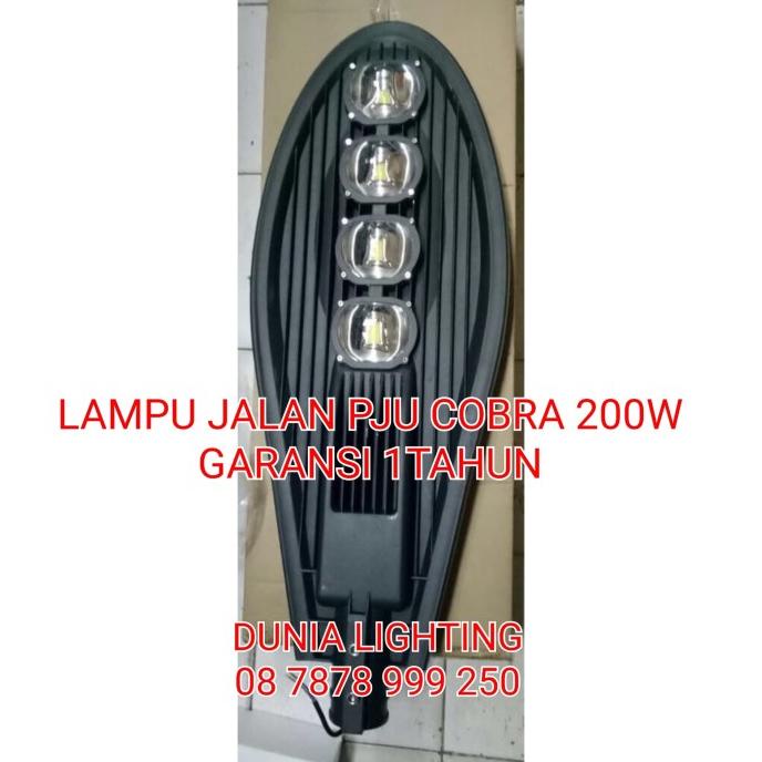 Lampu Jalan Pju 200W Led Cob 200 Watt 200Watt Cobra Led