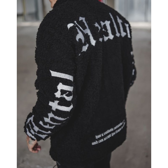 Jaket Sherpa Pria Wanita Cagoule