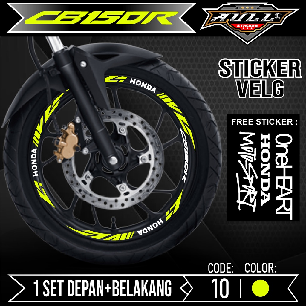 Cutting Sticker Velg CB 150R - Aksesoris Stiker Cutting Sticker List Velg Motor Honda CB 150R CB 150