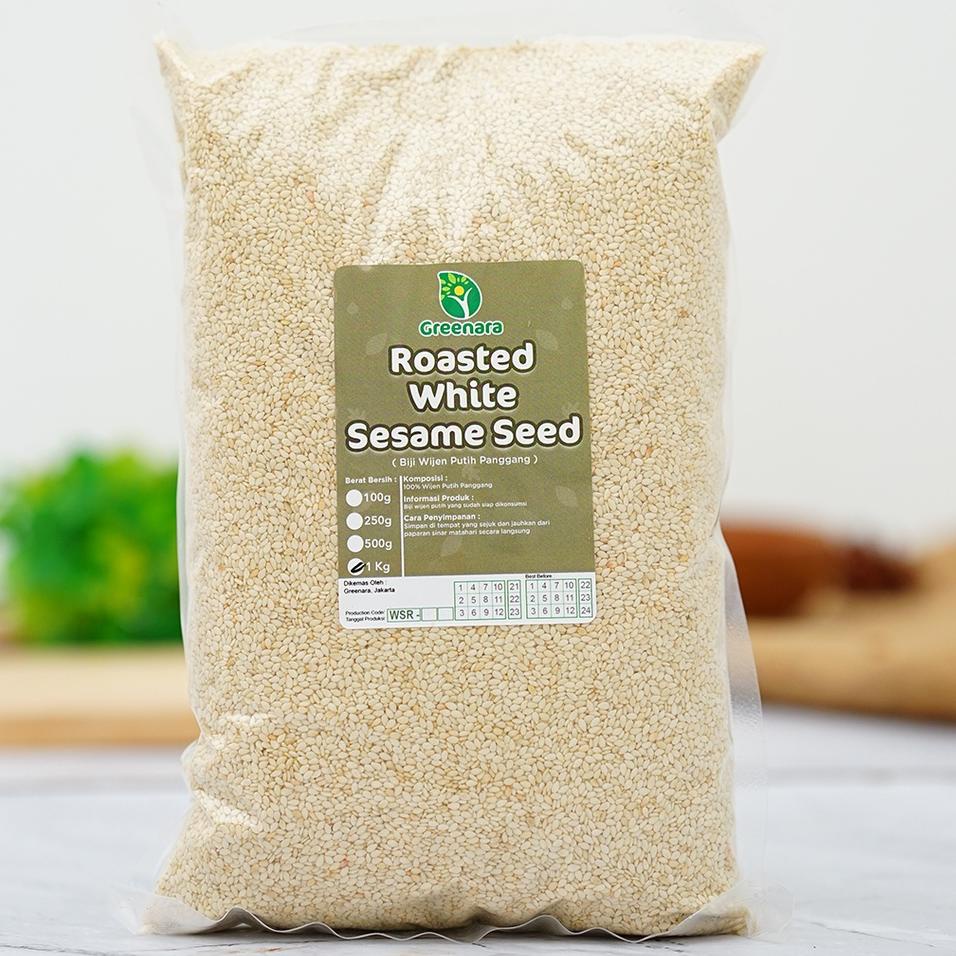 

➷ Roasted Sesame Seed 1kg / Wijen Putih Panggang 1kg ▼
