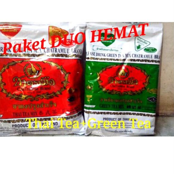 

❈ Paket Duo Hemat Thai Tea dan Green Tea ❆