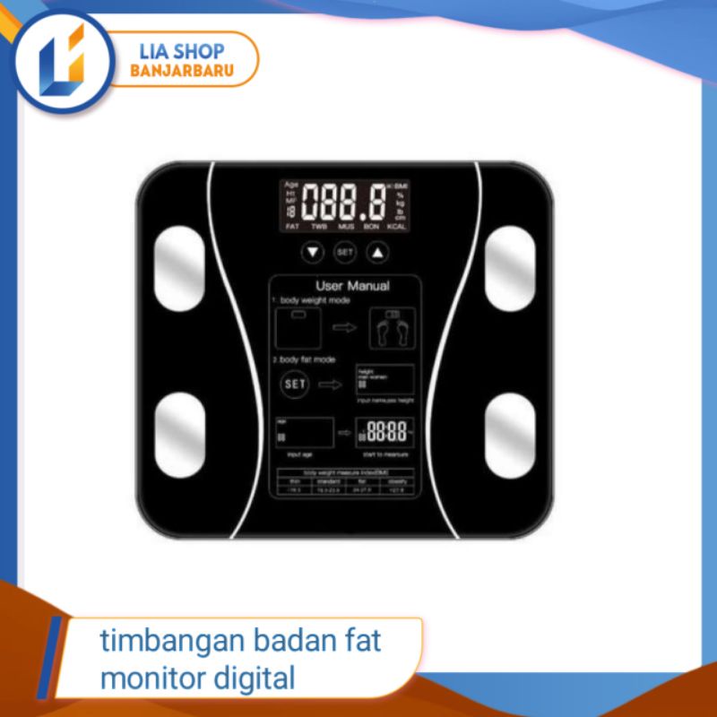 timbangan badan digital body fat/timbangan badan fat monitor digital
