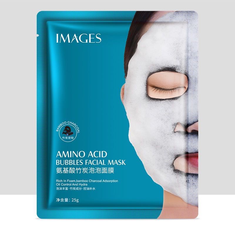 Images Bubbles Facial Mask Amino Acid Masker Wajah