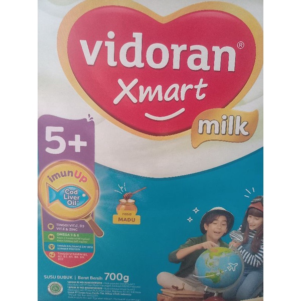 vidoran xmart 5+ ukuran  700gr