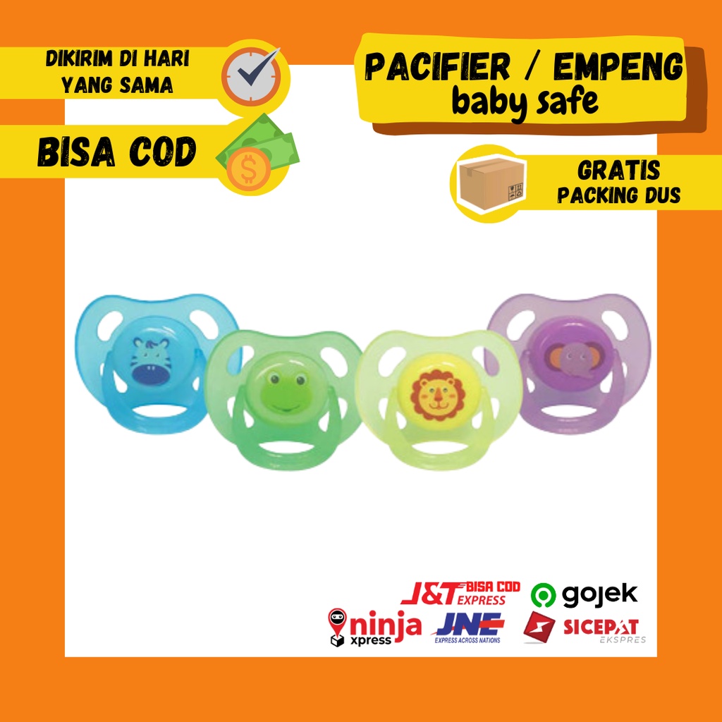 Pacifier Baby Safe Babysafe PC04M PC03S Empeng Bayi Balita Anak Dot Perangsang Tumbuh Gigi