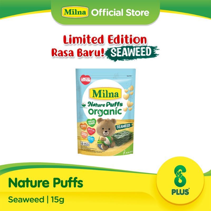 homimart I MILNA Nature Puff Organic 15gr (ada 3 varian) / Milna Puffs Organic Bi