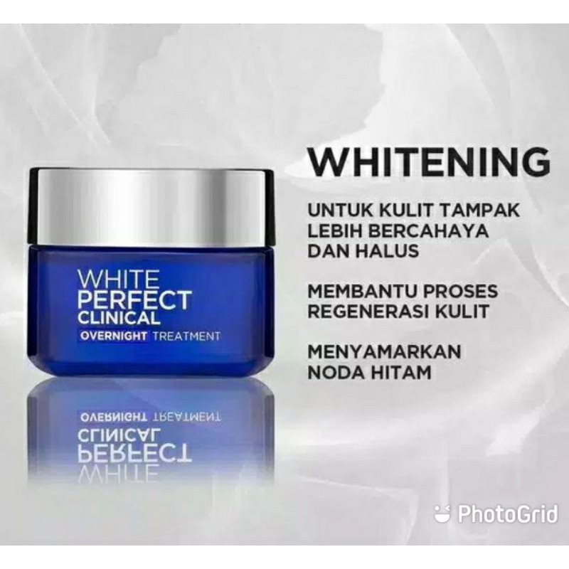 L'OREAL PARIS Dex White Perfect Clinical Day | Overnight Cream 50ml