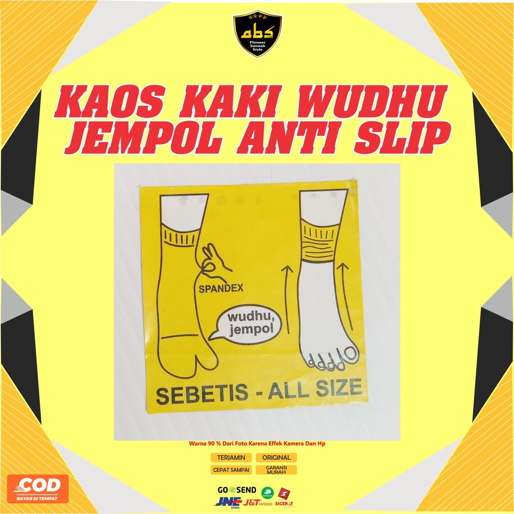 Kaos Kaki Wudhu Jempol Anti Slip Ijtihad Kaos Kaki Wanita Perlengkapan Haji Umroh Kaos Kaki Perempuan Muslimah