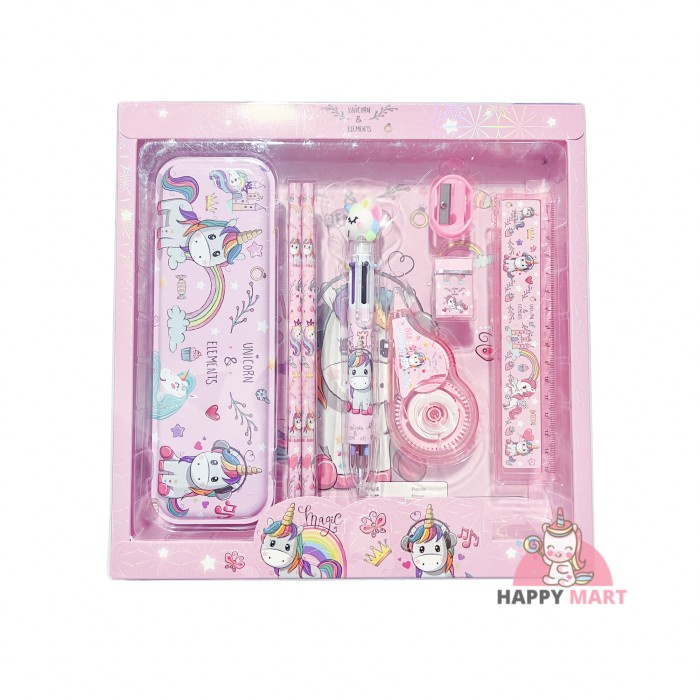 

Terlaris Kotak Pensil Set Pen Unicorn / Frozen