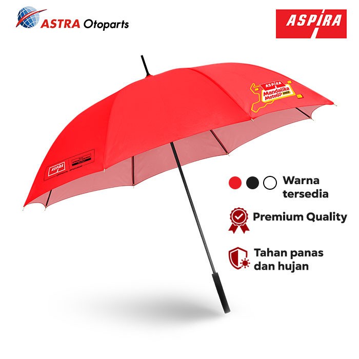 Umbrella Official Merchandise MotoGP Mandalika - Red, White, Black