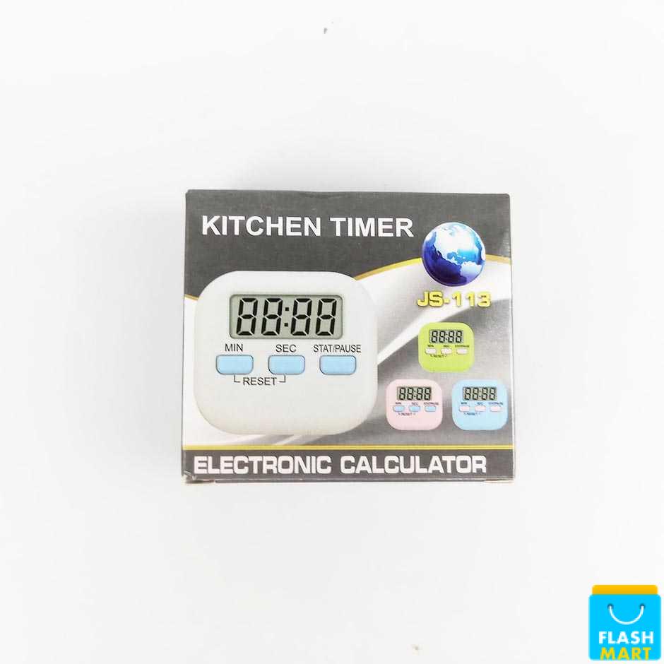 Flashmart Timer Masak Dapur Magnetic Stopwatch Alarm Clock - JS-113