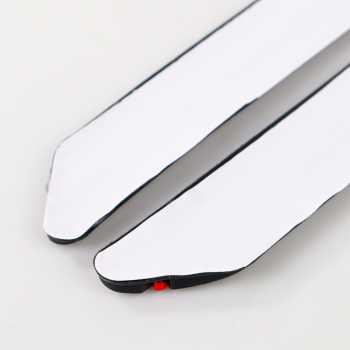 Stiker Bumper Depan Belakang Mobil Scratch Protection Decoration Strips / Sticker Stiker Pelindung Body Mobil Motif Karet Garis Merah Anti Gores Lecet Perekat Kuat Anti Air Fleksibel Keren / Stiker Bemper Depan Belakang Mobil Avanza Fortuner Ayla Sigra