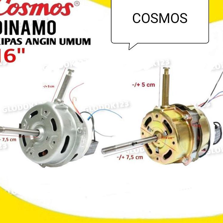 ☋ Motor Dinamo Kipas Angin 16 inch Merk Cosmos, Sanken, KDK, dan Merk Lainnya ♠