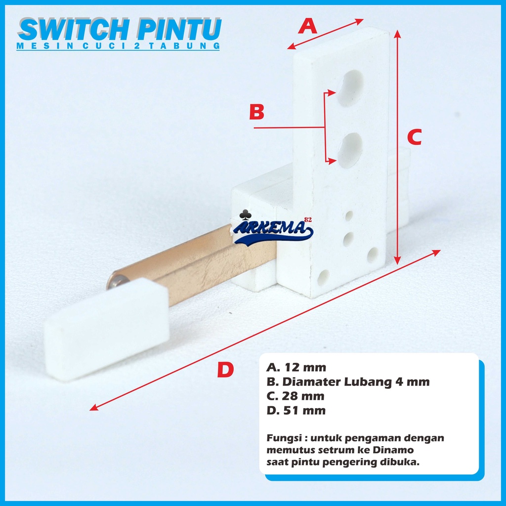 SWITCH PINTU MESIN CUCI | OTOMATIS PINTU MESIN CUCI | DOOR SWITCH WASHER | SWITE PINTU MESIN CUCI