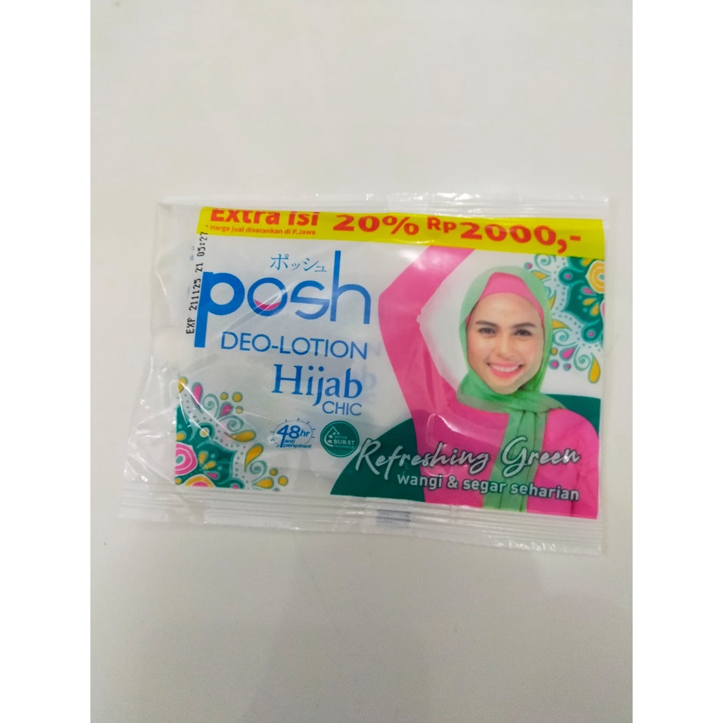 ❤ PAMELA ❤ POSH Deo-Lotion Whitening | Posh Men Active Cool Anti-Perspirant Deodorant | POSH Deo-Lotion Hijab | Deodoran |