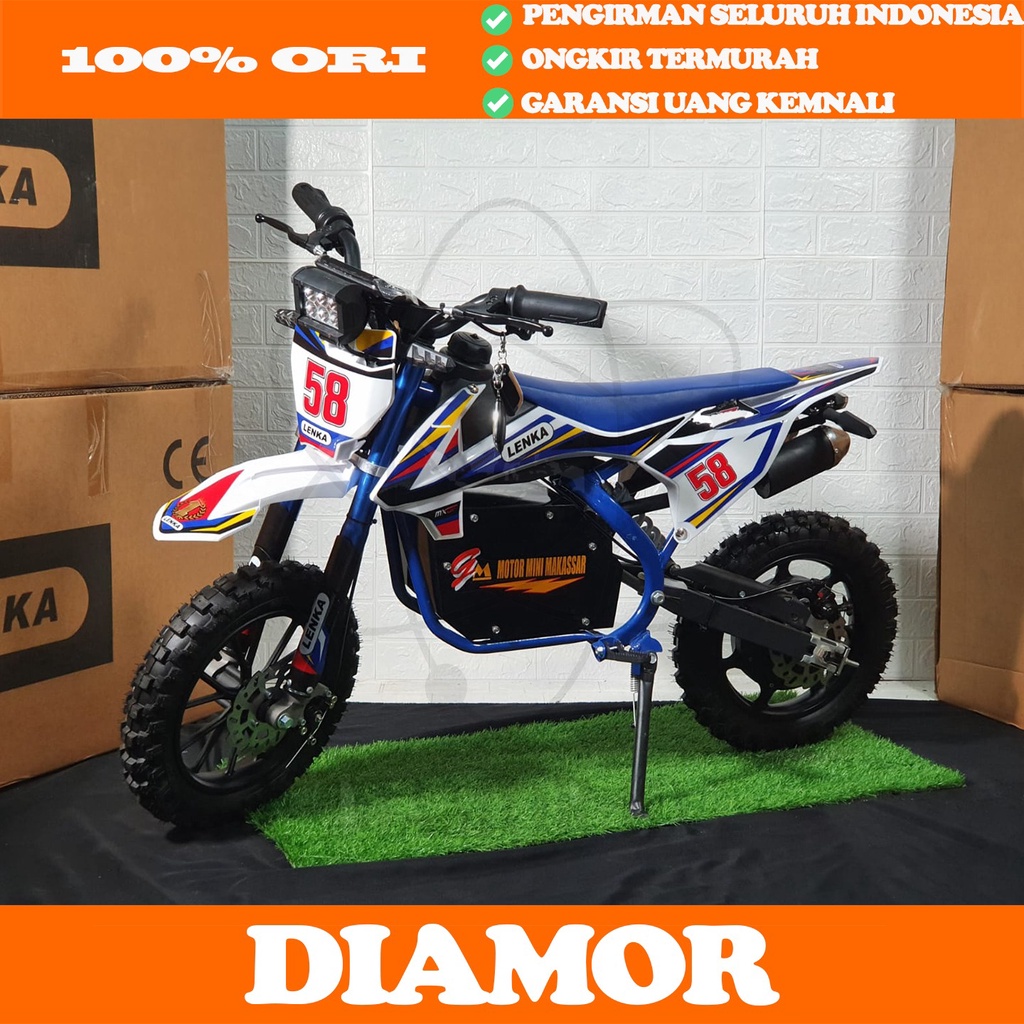 MINI TRAIL ELECTRIK Lenka Electrik Motor Mini Anak Trail LENKA