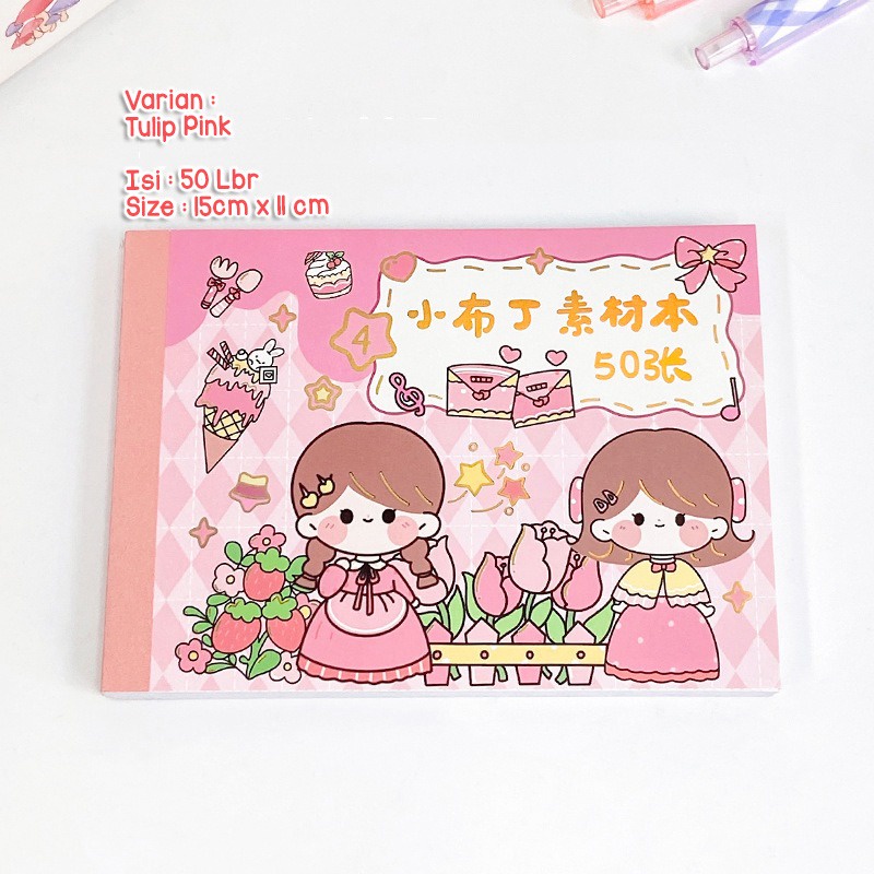 Isi 50 Lembar Sticker Buku Deco Lucu Momo Stiker Anti Air Tumblr DIY Hp Stiker Motif Kartun Lucu ala Korea Dekorasi Buku Diary Memo Journal Catatan Harian Anak Sekolah Alat Tulis Bahan Kertas Jepang Bisa Untuk Kado Ulang Tahun gift box @banyak