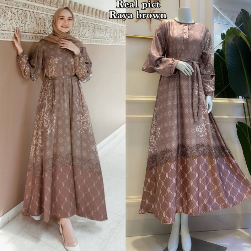 GAMIS RAYA SERIES | GAMIS BUSUI | DRESS KONDANGAN GAMIS DIOR SILK